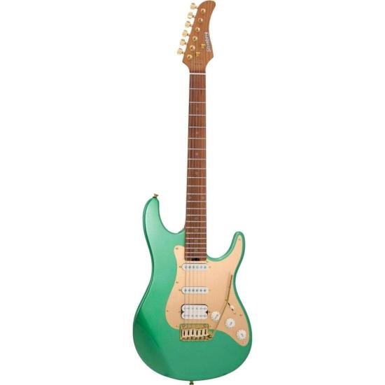 Guitarra Strinberg SGS500 Metallic Green por 0,00 à vista no boleto/pix ou parcele em até 1x sem juros. Compre na loja Mundomax!