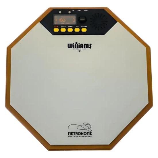 Pad de Estudo Williams WSP12-METRONOME 12 White por 0,00 à vista no boleto/pix ou parcele em até 1x sem juros. Compre na loja Mundomax!