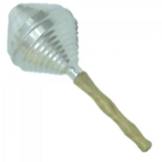 Chocalho Pequeno de Alumínio Polido QUIRINO por 0,00 à vista no boleto/pix ou parcele em até 1x sem juros. Compre na loja Mundomax!