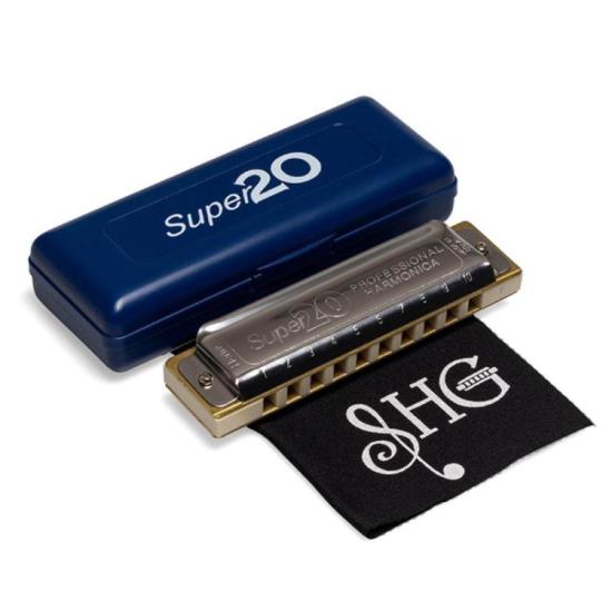 Gaita HERING Diatônica SUPER20 DÓ por 185,00 à vista no boleto/pix ou parcele em até 7x sem juros. Compre na loja Mundomax!