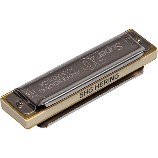 Gaita Diatônica SUPER 20 MI HERING por 139,99 à vista no boleto/pix ou parcele em até 5x sem juros. Compre na loja Mundomax!