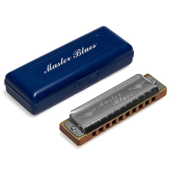 Gaita Diatônica Master Blues Dó Hering por 199,00 à vista no boleto/pix ou parcele em até 7x sem juros. Compre na loja Mundomax!