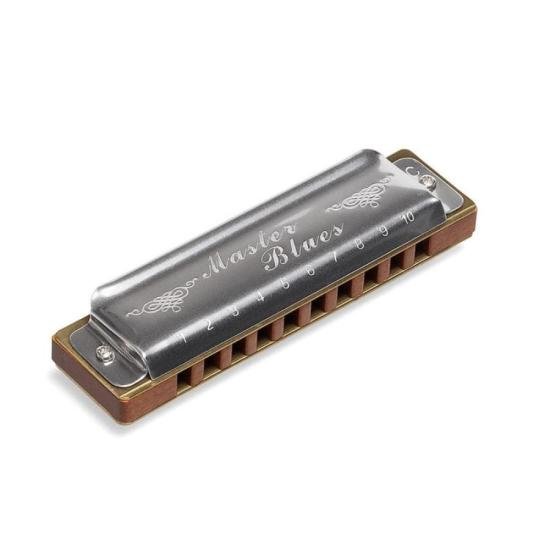 Gaita diatônica MASTER BLUES LÁ HERING por 190,00 à vista no boleto/pix ou parcele em até 7x sem juros. Compre na loja Mundomax!