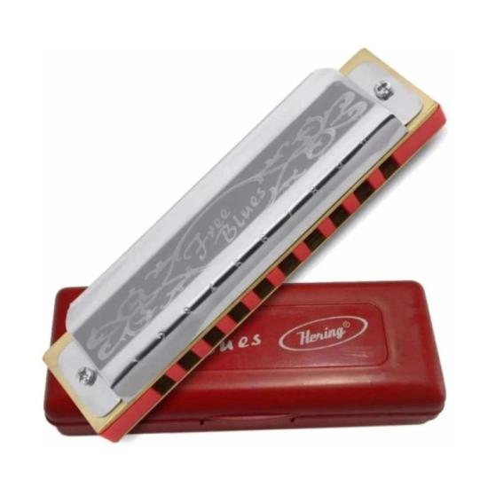 Gaita HERING Diatônica em Mí (E) 20 Vozes Free Blues por 180,00 à vista no boleto/pix ou parcele em até 7x sem juros. Compre na loja Mundomax!