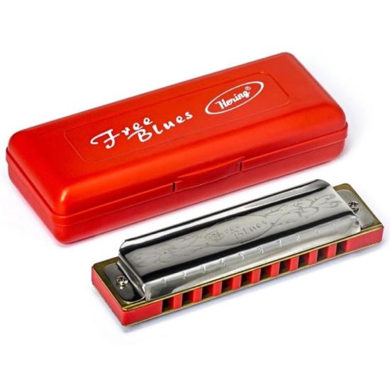 Gaita HERING Diatônica em Fá (F) 20 Vozes Free Blues por 185,00 à vista no boleto/pix ou parcele em até 7x sem juros. Compre na loja Mundomax!