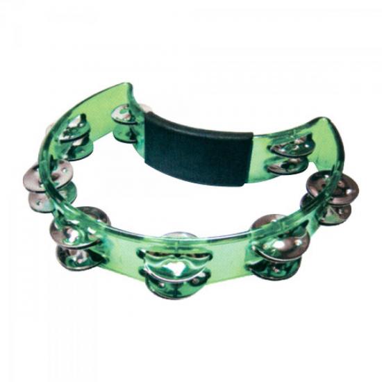 Pandeiro Meia Lua ABS Cristal IZZO por 0,00 à vista no boleto/pix ou parcele em até 1x sem juros. Compre na loja Mundomax!